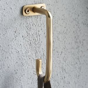 Attractive Aluminum Wall <b>Hook</b> Heavy Duty Towel Hanger for Bathroom Hotel Apartment and Office Spaces - Product Image 1