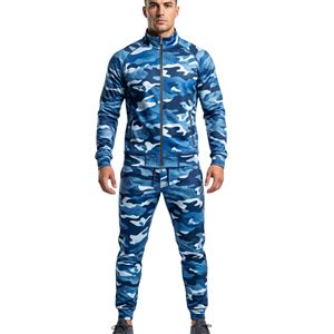 Survêtement de sport athlétique respirant de haute qualité, coupe ajustée, imprimé uni, léger, avec bordure de manches, pour performance sportive - Product Image 4