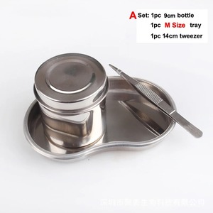 BAFA SURGICAL INSTRUMENTS - Recipiente/Bote/Contenedor de Acero Inoxidable Esterilizado en Forma de Riñón para Instrumentos Quirúrgicos y Pinzas Dentales - Product Image 6