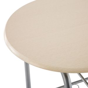 Set da Pranzo in PVC Naturale con Un Tavolo e Due Sedie - Product Image 4
