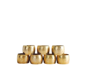 Classic Brass Napkin Rings 4.5cm Width <b>Round</b> Design <b>Table</b> Decoration Accessory Durable Wedding Tabletop Ring Set Napkin Ring - Product Image 4