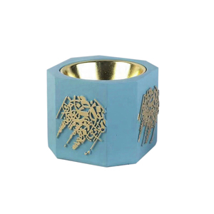 Brûleur d'encens Mabkhara en métal doré de luxe, porte-encens traditionnel arabe pour Oudh et Bakhoor, brûleur de charbon, décoration de bureau et de maison, ensemble Mubkhar - Product Image 6
