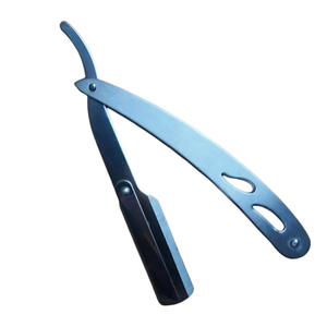 Navaja de Afeitar Profesional para Barbería, Herramienta de Afeitado para Hombres, Afeitado en Húmedo, Modelado Preciso de la Barba, Cuchilla Reemplazable, Artículo de Alta Calidad para Salón - Product Image 2