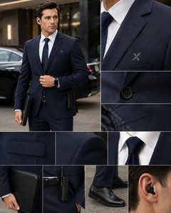 Uniforme Personalizado para Hombres, Encargado de Transporte y Supervisión de Pasajeros VIP |   Uniformes de Aerolínea de Manga Larga para Pilotos y Tripulación de Cabina - Product Image 5