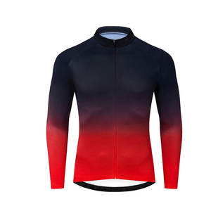 เสื้อปั่นจักรยานแขนยาวสำหรับผู้หญิง แบบซับลิเมชั่น แห้งเร็ว ผลิตจากโพลีเอสเตอร์ เหมาะสำหรับออกกำลังกาย วิ่ง และฝึกซ้อมกลางแจ้ง - Product Image 2