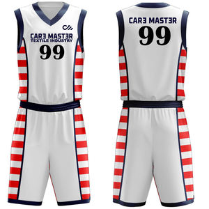 Uniforme de Baloncesto Ligero con Logotipo Personalizado, Material 100% Poliéster, Ropa Deportiva, Venta Caliente - Product Image 3
