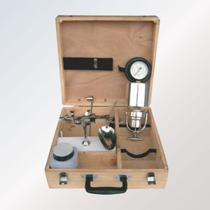 Cuve de mesure rapide de l'humidité en acier inoxydable - Corps de chambre à pression en carbure de calcium avec manomètre intégré - Product Image 1