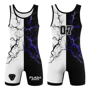 Combinaisons de lutte personnalisées pour femmes en gros, 100 % polyester, unies, séchage rapide, respirantes, extensibles, équipement de lutte - Product Image 6