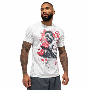 Camiseta Deportiva Ajustada para Hombre, 100% Algodón, para Gimnasio y Entrenamiento, de Secado Rápido para Verano - Product Image 3