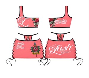Summer Printed <b>Short</b>-sleeved T-shirt and <b>Shorts</b> Set - 2-piece Women's Outfit - Tailored Top - Fitness Swimsuit - Beach Wear - Product Image 4