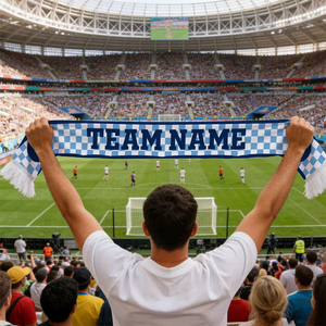 Bufanda Deportiva de Invierno Unisex Personalizada para Club de Fútbol, Tejida en Lana Acrílica Pura, con Servicio OEM, Bufanda de Seda Personalizada - Product Image 6