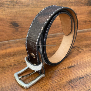 Cinturones de piel de vaca genuina de lujo para hombre, gran oferta, con hebilla extraíble, cinturón de estilo único para ocultar el pelo para Jeans - Product Image 2