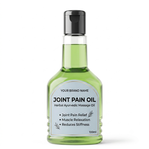 Aceite de Masaje Herbal para el Alivio del Dolor Articular |   Aceite Ayurvédico para el Alivio del Dolor Muscular de Rodilla y Espalda |   100ml/150ml |   Uso externo |   OEM - Product Image 1