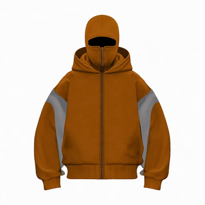 Sweat-shirt pour homme en molleton épais 100 % polyester, coupe oversize à épaules tombantes, personnalisable avec logo, en tissu French Terry - Product Image 5