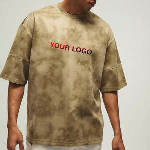 Camiseta Deportiva de Manga Corta para Hombre, Tejido Transpirable, Algodón Grueso, Corte Holgado, con Opción de Logotipo Personalizado - Product Image 6