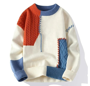 Sweat-shirt décontracté à capuche zippé pour homme, nouveau style 2026, chaud, tricoté, respirant, 100 % coton, écologique, pour l'extérieur, tendance automne - Product Image 2