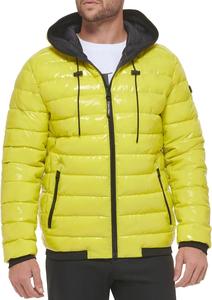 Veste matelassée personnalisée en duvet de canard avec fermeture éclair et transfert thermique - Product Image 3