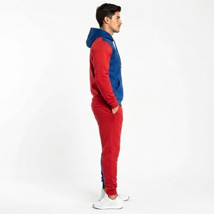 Custom Logo Oversized Hooded Autumn Tracksuit Set Printed Solid High Quality Casual Plus <b>Men's</b> Lightweight 100% Cotton <b>Pullover</b> - Product Image 4