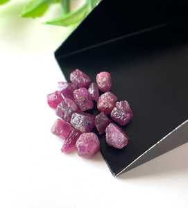Natural Ruby Rough Gemstone Pink Corundum <b>Crystal</b> <b>Raw</b> July Birthstone Untreated Stone Jewelry Making Wholesale Bulk - Product Image 3