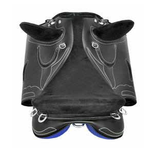 Selle d'équitation en cuir véritable de qualité supérieure |   Selle de style australien |   Équipement équestre artisanal pour l'équitation - Product Image 4