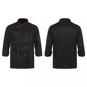 Chaqueta de Chef Premium para Hombre, Manga Larga, Doble Botonadura, Tela de Poliéster Tejida, Uniforme de Cocina para Restaurante, Precio al por Mayor para Exportación - Product Image 2