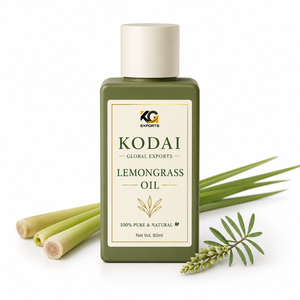 Huile Essentielle de Citronnelle du Tamil Nadu 100% Pure et Naturelle de Qualité Supérieure, Distillée à la Vapeur, pour Aromathérapie et Soin du Visage, par Kodai Global Export - Product Image 1