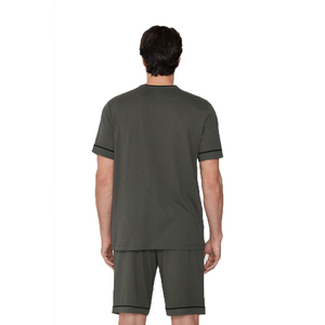 Ensemble court deux pièces pour hommes, design de logo personnalisé, coton respirant, séchage rapide, tenue d'été, service OEM, vente en gros - Product Image 2