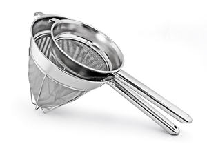 Stainless Steel Bouillon <b>Strainer</b> Extra Fine <b>Mesh</b> Stainless Steel Metal Colanders & <b>Strainers</b> Reusable Henry Foodservice - Product Image 4
