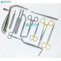Ensemble d'instruments chirurgicaux pour augmentation du menton, 13 pièces, outils de chirurgie plastique, acier inoxydable, dispositif médical réutilisable