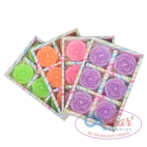 Petite bougie flottante décorative en forme de rose AF 604 pour centre de table au meilleur prix - Product Image 5