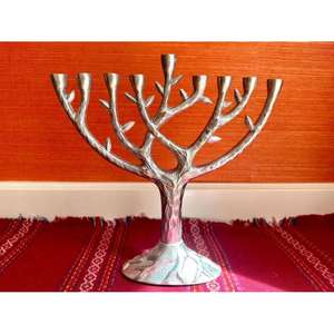 Accessoires pour événements, Porte-bougie de luxe, Hanouka, Décoratif, Ménorah à 9 bras, Résistance à la chaleur, Support de chandelier, Articles de table - Product Image 2