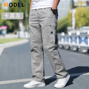 Summer Trending Fashion New Men Jogger Pantalon personnalisé léger et décontracté pour hommes 100% Pantalon <span class=keywords><strong>cargo</strong></span> en coton biologique - Product Image 5