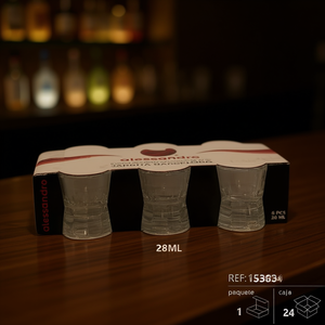 Vaso de Cristal para Chupitos de 28 ml - Product Image 3