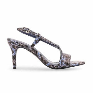 Exotic <b>Navy</b> Blue Digital Printing Formal Sandals for Women Elegant Stiletto <b>High</b> <b>Heels</b> T-Strap Dress Shoes Insight International - Product Image 4