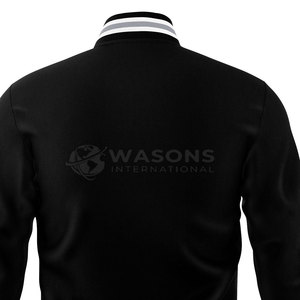 Blouson universitaire urbain pour homme, léger avec doublure matelassée, tendance, pour l'extérieur, avec bordure côtelée classique, look stylé - Product Image 5