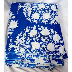 Tela de Algodón 100% Hecha a Mano al por Mayor, Estampado a Bloque, Ecológica, de Secado Rápido, Transpirable y Ligera para Ropa de Mujer y Niña - Product Image 4