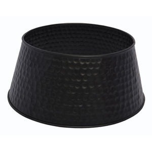 Falda para árbol de Navidad de metal con acabado antiguo, base enchufable de pino artificial ecológico de 27x10 pulgadas para mesa, para Navidad en interiores - Product Image 3