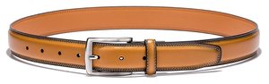 Cinturón de Cuero Vacuno para Hombre, Estilo Casual, Hebilla de Aleación, Cinturón de Cuero Genuino, Duradero, Moldeado en una Sola Pieza - Product Image 6