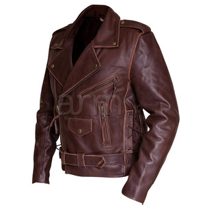 Chaquetas de Motocicleta de Cuero Genuino Hechas a Medida, Diseño Personalizado, Servicio OEM, Precio Económico, Venta al Por Mayor - Product Image 2