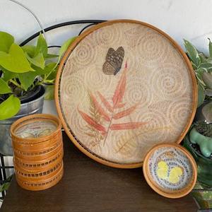 Bandeja Redonda Decorativa de Ratán Atemporal, Ideal para Restaurantes, Cafeterías o Servicio a la Habitación de Hotel, de la India - Product Image 5