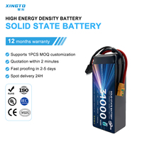 Batterie lithium-ion NMC semi-solide au silicium-carbone haute densité 460Wh/kg 6S 12S 18S 24S 28S 31000mah rechargeable pour drone UAV