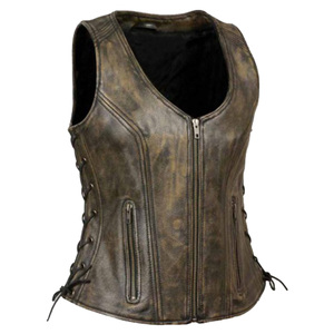 Meilleur prix pour veste en cuir pour femmes, matériau et coutures de haute qualité, design personnalisé, texture pour la conduite et les voyages, vestes en cuir - Product Image 1