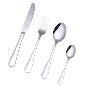 Collection de couverts de table classiques en acier inoxydable, cuillères, fourchettes, couteaux pour la salle à manger, la cuisine, les événements, la restauration et les familles - Product Image 3