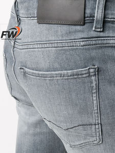 Pantalones Vaqueros de Mezclilla de Diseño Moderno al por Mayor OEM, Pantalones de Mezclilla Ajustados de Diseño Famoso para Hombre - Product Image 5