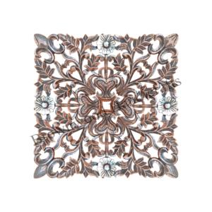 Fournisseur en gros de panneau mural décoratif en bois MDF de forme carrée Panneau mural en bois sculpté à la main pour la décoration de la chambre - Product Image 3