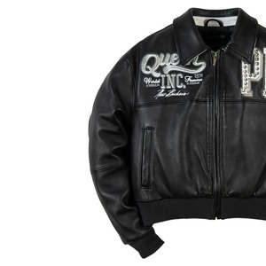 Hot Selling Avirex Women's Premium Winter Jacket Genuine Leather Windproof Waterproof Plain Dyed All Sizes Available - Product Image 2