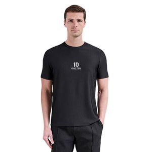 T-shirt côtelé texturé pour homme, manches courtes, col rond, respirant, décontracté, pour tous les jours, gym, fitness, extérieur, voyage - Product Image 1