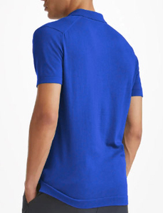 Servicio OEM: Camiseta de Hombre Lisa de Alta Calidad, Transpirable, Ecológica, de Poliéster/Algodón Tejido Comprimido, Manga Corta - Product Image 4