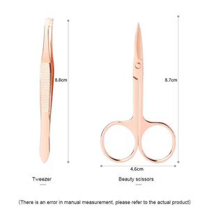 Luxurious 5 in 1 Stainless Steel <b>Nail</b> Kit Portable Manicure <b>Set</b> with Case for Adult - Product Image 4