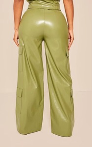 Pantalones de Compresión de Cuero Genuino para Mujer, Leggings Casuales de Piel de Oveja para Motocicleta, Pantalones para Mujer - Product Image 2